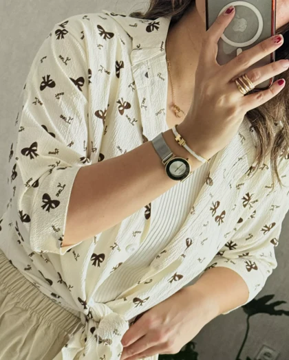شومیز گره‌ای پاپیون