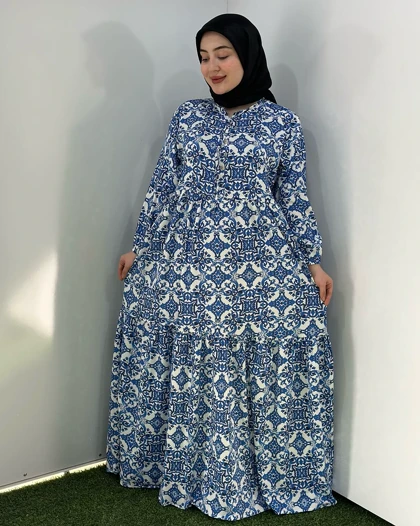 پیراهن فلور خشت 6108