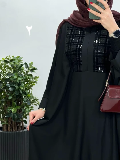 عبای بلند سوزندوزی اسرا 5