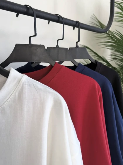 تیشرت باکسی رنگی خنک و سبک بهاره