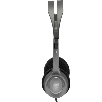 هدفون لاجیتک Logitech مدل H110 با میکروفون چرخشی