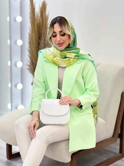 مانتو دو جیب آستین پاگن
