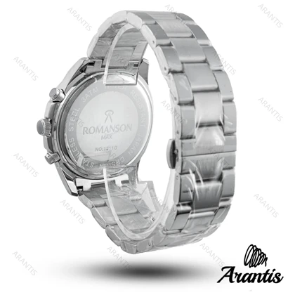 ساعت مردانه رومانسون مکس سه موتوره سیلور صفحه سبز m-10228