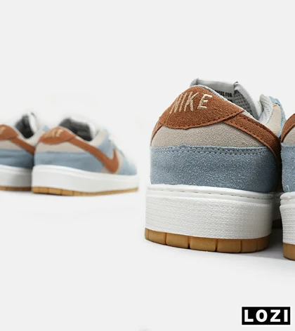کفش کتانی مردانه طوسی آبی قهوه ای نایک NIKE SB
