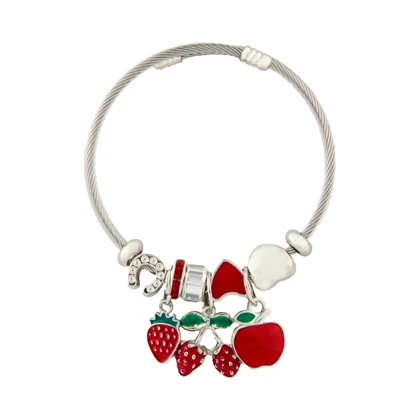 دستبند پاندورا دخترانه مدل میوه ای