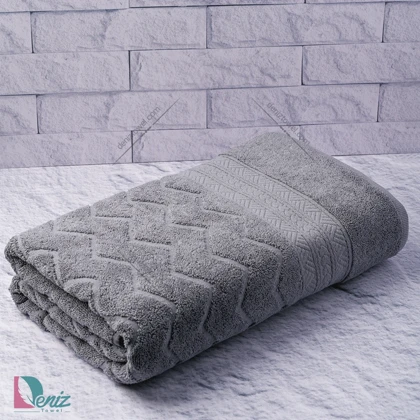 حوله حمامی طرح البروس رنگ فیلی