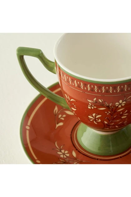 ست فنجان قهوه Bella Maison مدل Ethnic پورسلین - چندرنگ