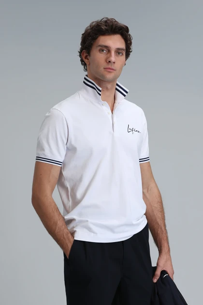 تیشرت یقه پولو مردانه lufian lufian