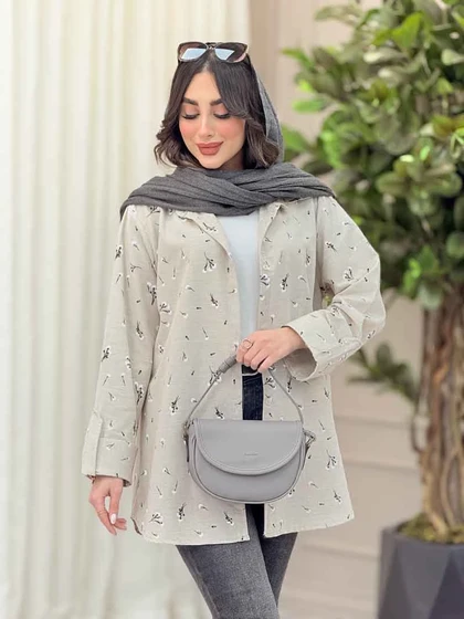 شومیز آستین پاگن طرح قاصدک