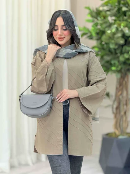 مانتو برش‌دار بغل چاک