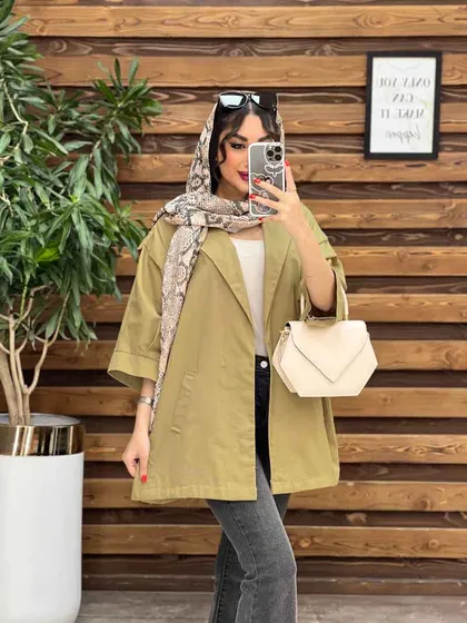 مانتو لینن پانچ پایین گت