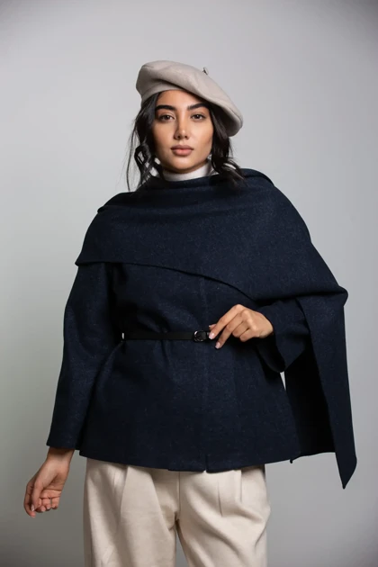 پالتو کت فوتر شالدار