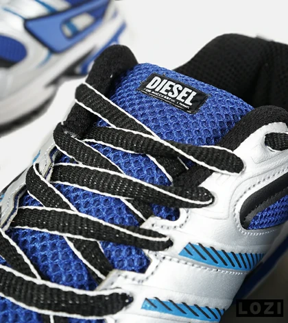 کفش کتانی مردانه نقره ای آبی DIESEL S-SERENDIPITY SPORT مدل 6905