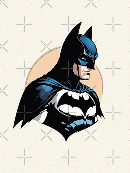 دورس بتمن | دورس BATMAN طرح Bruce Wayne سفید و مشکی کد 109579