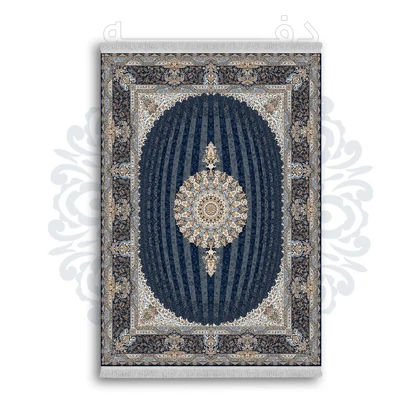 *جدید* فرشینه از جنس پارچه شانل مخمل ترک طرح فانتزی برند دفه کد 952
