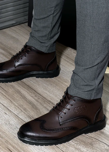 نیم بوت مردانه COCO قهوه ای مدلSalivan ویژه
