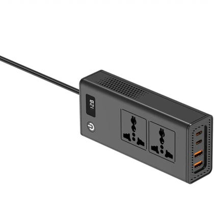 اینورتر فندکی خودرو ایکس او XO مدل CZ027 توان 200 وات