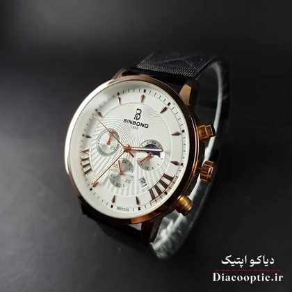 ساعت مچی مردانه برند بین باند سه موتور مدل Do1254 بند حصیری