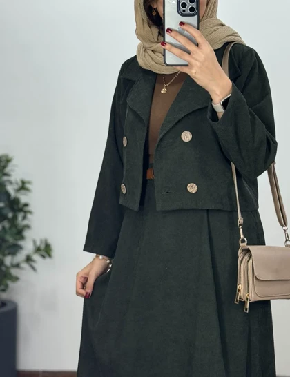 ست کت و دامن ارغوان