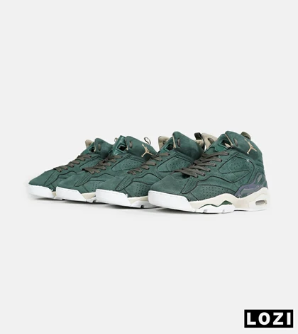 کفش کتانی ساق‌دار مردانه سبز یشمی Nike air jordan 5 v02