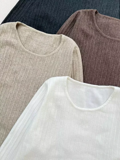 پیراهن بافت گپ بلند کد 5342