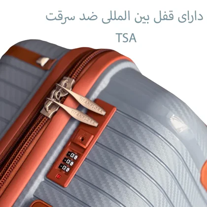 چمدان نشکن تیتان پلورا مدل TITANPLORA - TP6666 MEDIUM TRAVEL IN STYLE سایز متوسط