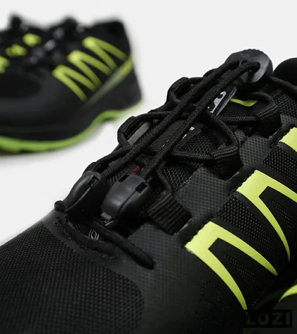 کفش کتانی کوهنوردی مردانه و زنانه مشکی سبز Salomon Speedcross 5 Trail