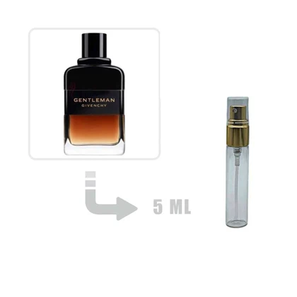 دکانت عطر ادکلن جیونچی جنتلمن ریزرو پرایو ادوپرفیوم مردانه 5 میل اصلی Givenchy Gentleman Reserve Privée EDP for Men 5ml