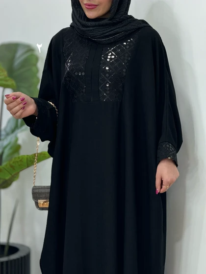 عبای بلند سوزندوزی نفیس