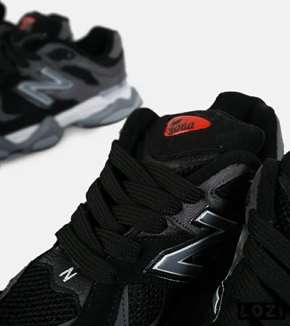 کفش کتانی مردانه و زنانه مشکی طوسی NEW BALANCE 9060