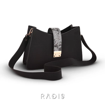 کیف دوشی زنانه چرم رادیس مدل Angela کد 138-M.RTL