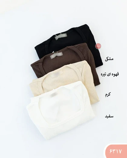 کراپ یقه خشتی 6317