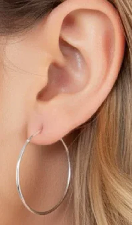 گوشواره نقره زنانه حلقه‌ای