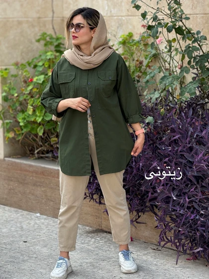 مانتو لینن ساتین