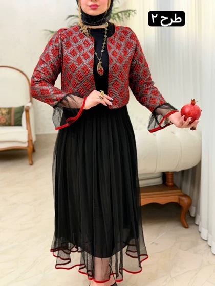 ست کت دامن یلدایی 3560