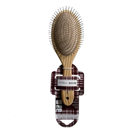 برس مو کره ای چوبی دندانه فلزی رز