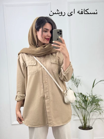 مانتو کتان صحرا