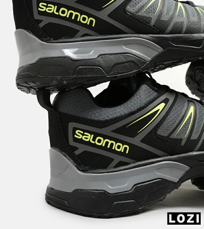 کفش کتانی بزرگ پا مشکی سبز سالومون Salomon X ULTRA