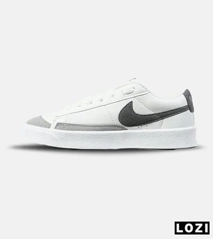 کفش نایک مردانه و زنانه سفید طوسی Nike Blazer Low 77 مدل 6925
