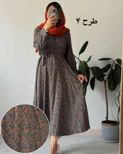 پیراهن ساحلی گل دخت 3