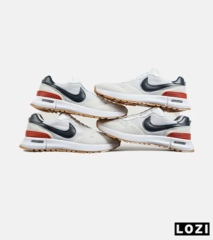 کفش کتانی سفید سرمه ای قرمز NIKE AirMax DN