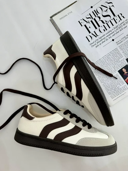 کتانی زنانه ونس سارا - کرم موکا (موجی یرفا)