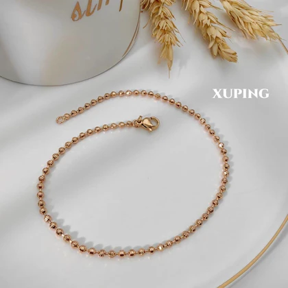 پابند ژوپینگ توپی گوی‌دار طلایی آویز قلب