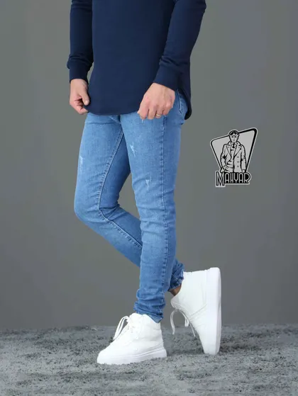 شلوار جین آبی روشن ZARA