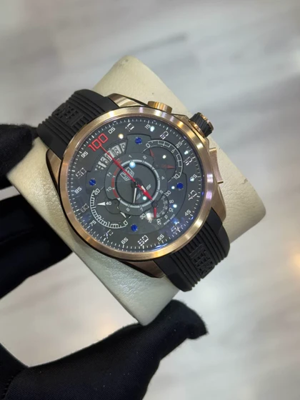 ساعت تگ هویر SLS مردانه رزگلد مشکی