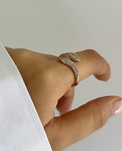 انگشتر ماری ظریف زنانه ژوپینگ کد611 کد 611
