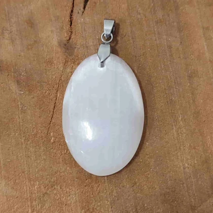 سنگ سلنایت کد 7 (به همراه زنجیر استیل و بند چرمی)