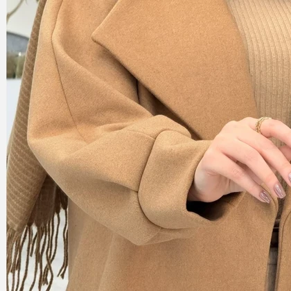 پالتو زنانه بلند فوتر طوسی قهوه ای مشکی کرم زرشکی