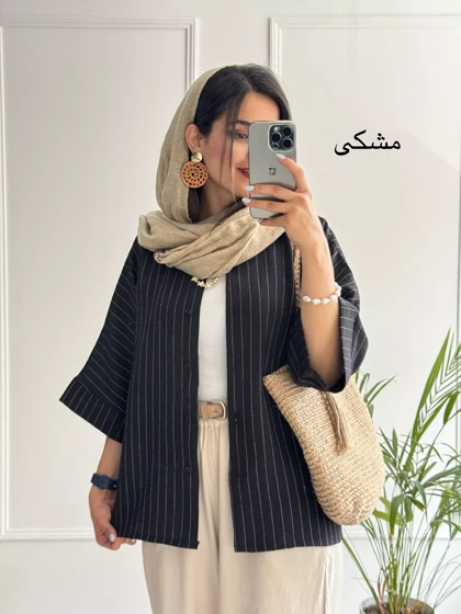 مانتو راه راه ترلان