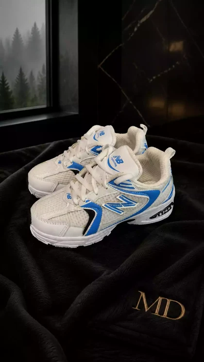 کفش کتانی بچگانه سفید NEW BALANCE